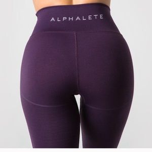 NWT Alphalete R6 Revival Leggings - Purple Noir